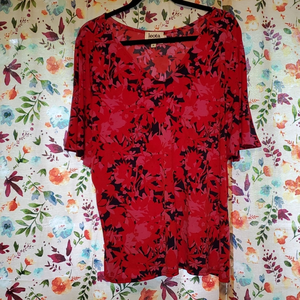 Leota v-neck blouse
